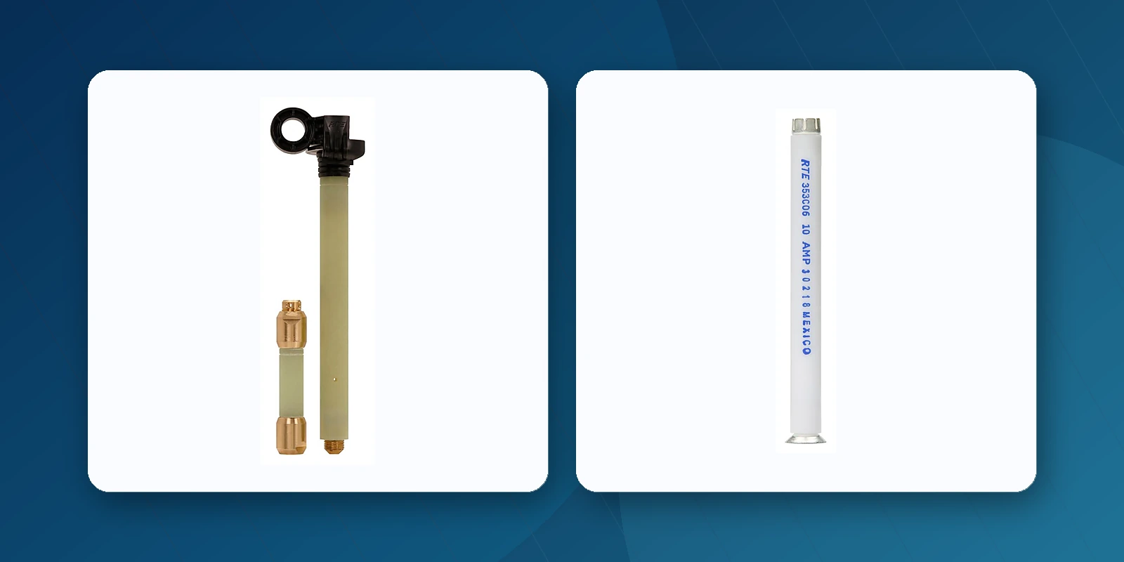 Bay-O-Net fuse link and holder used in pad-mounted transformer protection