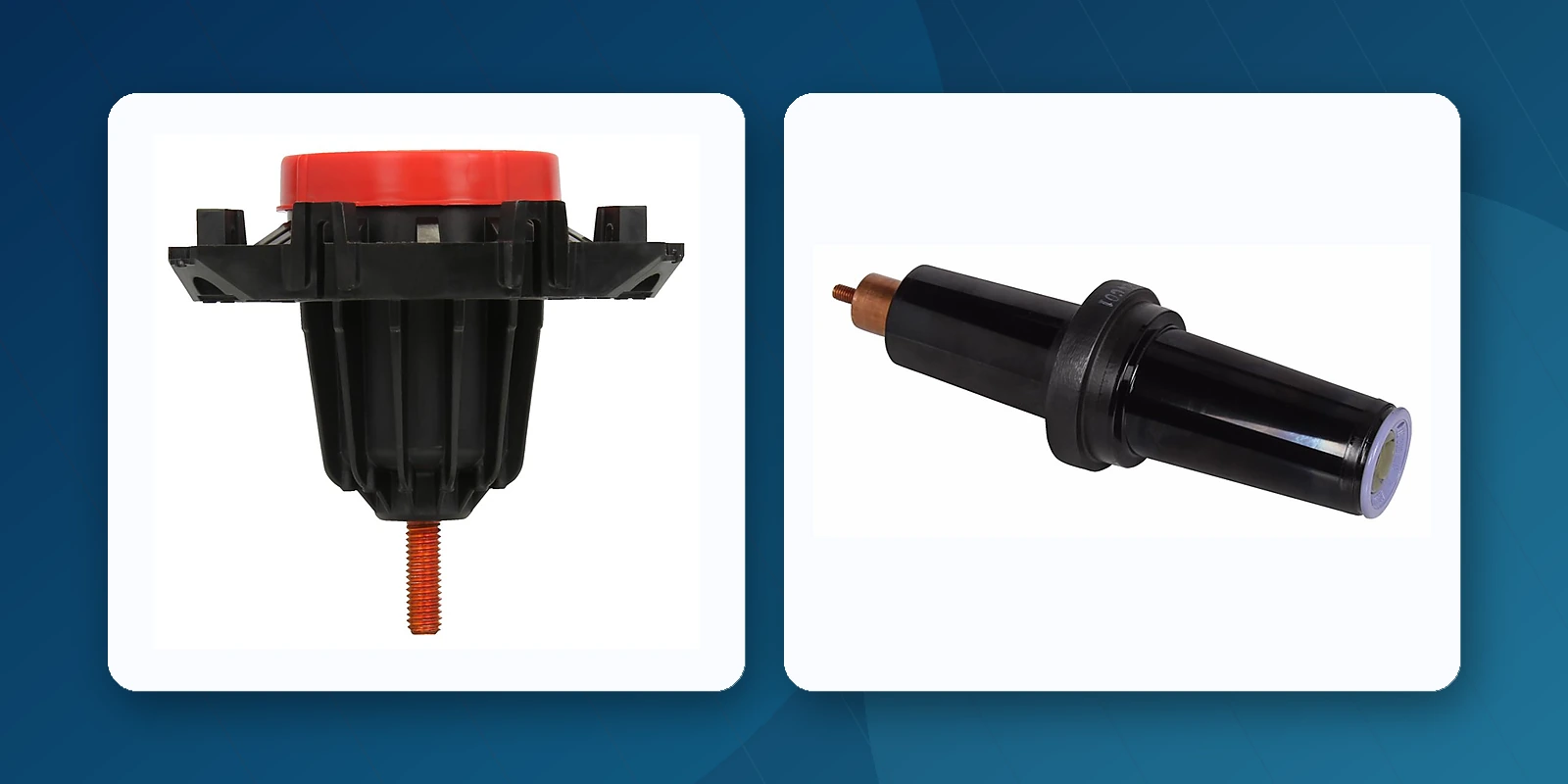 Transformer bushings and bushing wells for medium-voltage cable interfaces